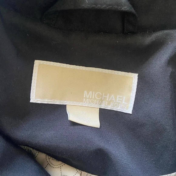 Michael Kors Hooded Raincoat Size Small